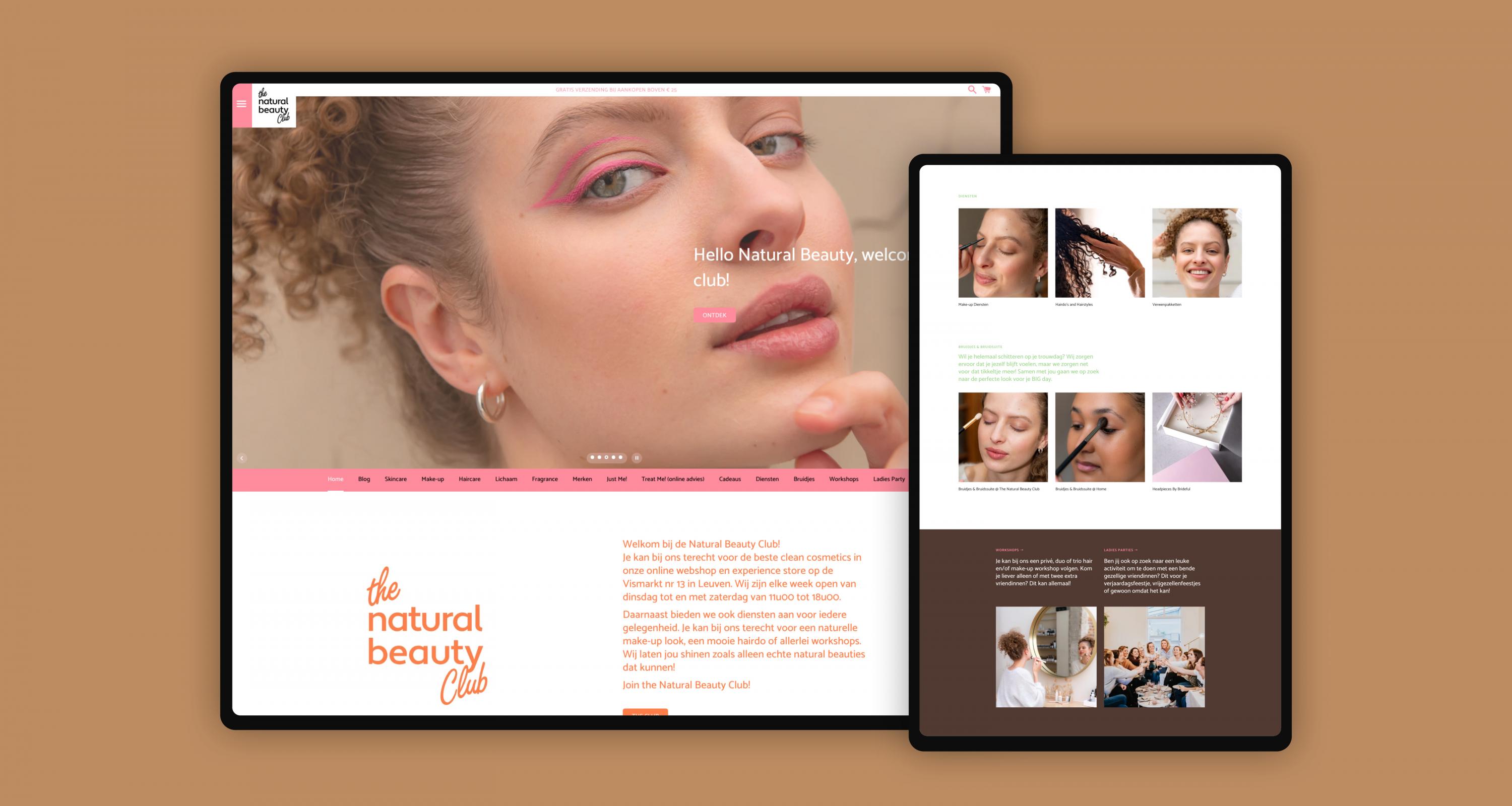 the natural beauty mockup