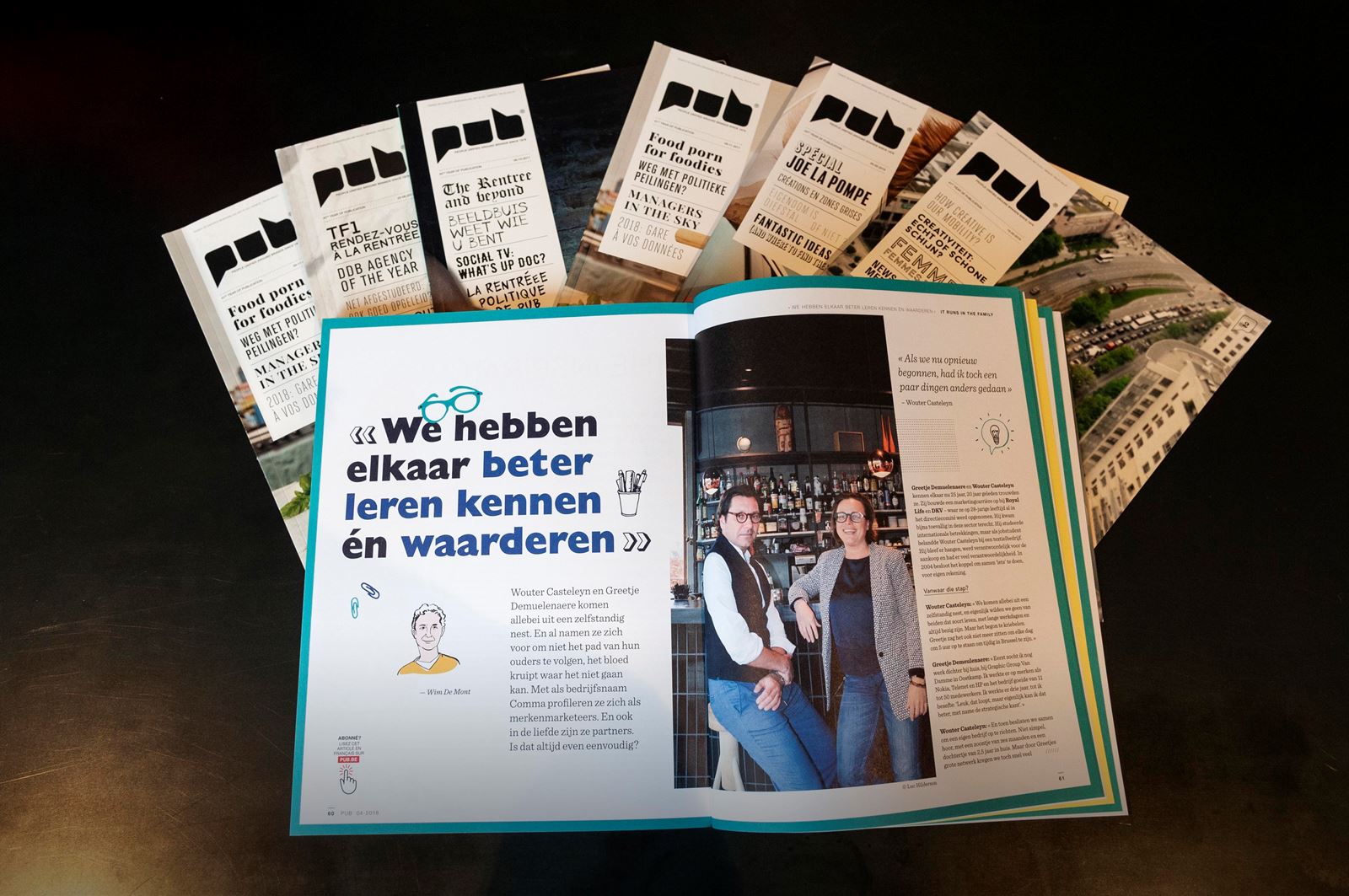 Deze maand in PUB: openhartig gesprek met Wouter & Greetje