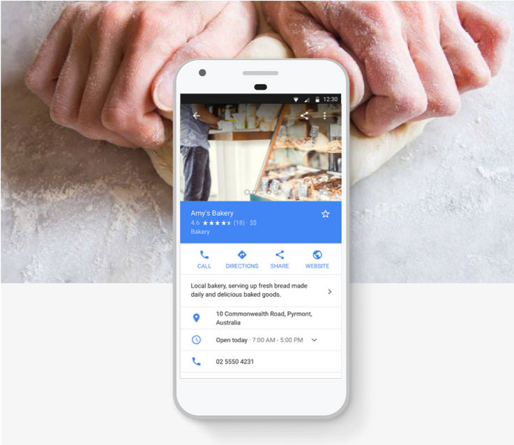 Siri, Google eens mijn bedrijf?