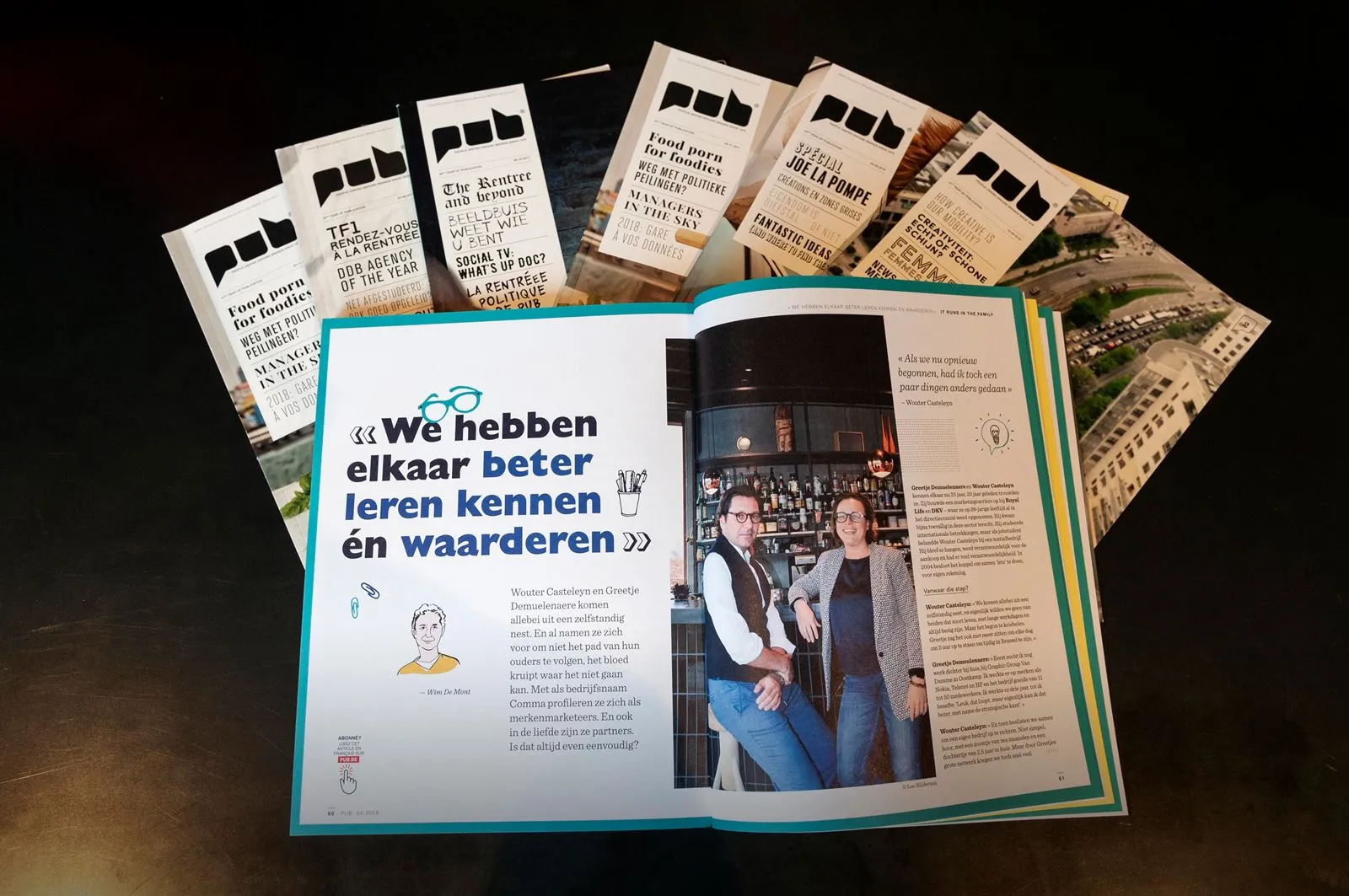 Deze maand in PUB: openhartig gesprek met Wouter & Greetje