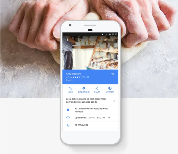 Siri, Google eens mijn bedrijf?