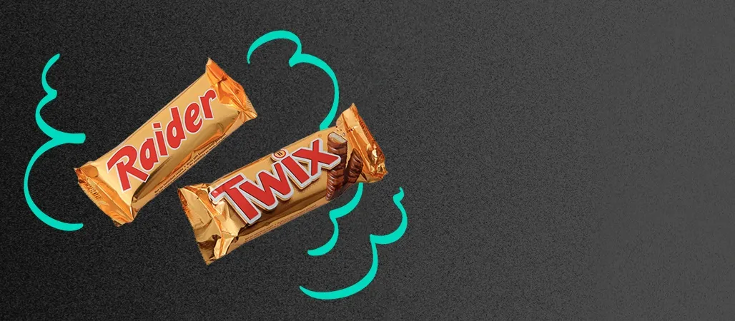 Raider of Twix? Uw leeftijd zal het verklappen.