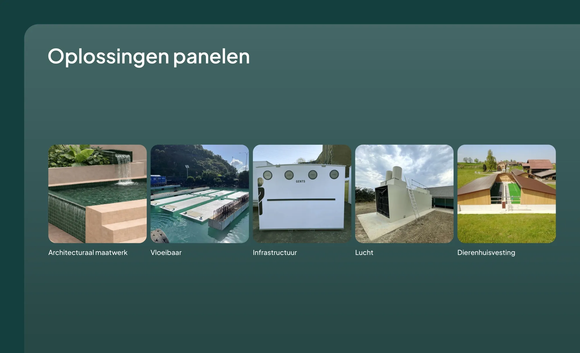 Paneltim banner, producent van lichte, sterke en hygiënische kunststof panelen voor uiteenlopende toepassingen. Innovatief, duurzaam en volledig op maat.