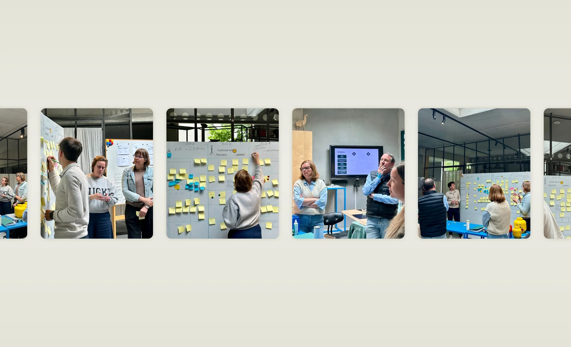 Strategische workshopsessie in team bij Comma